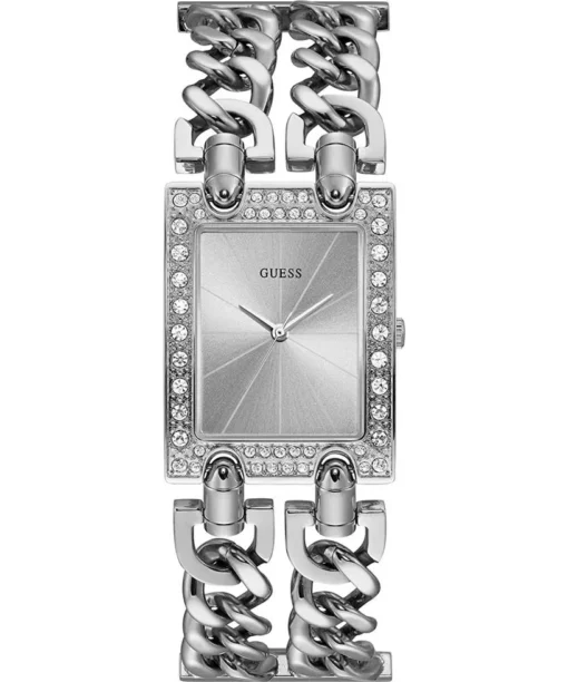 Guess Vanity Silver Tone Watch 28.5mm x 39mm