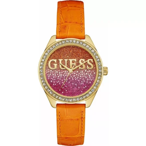 Guess Glitter Orange Watch 36mm