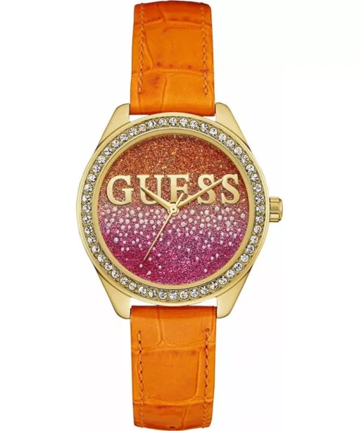 Guess Glitter Orange Watch 36mm