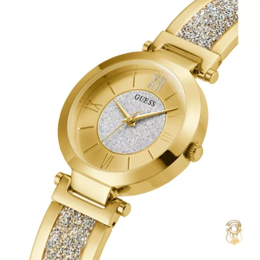 Guess Park Ave South Gold Tone Watch 36.5mm