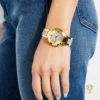 Guess Park Ave South Gold Tone Watch 36.5mm