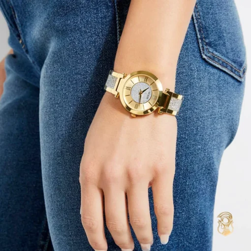 Guess Park Ave South Gold Tone Watch 36.5mm