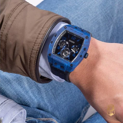 Guess Phoenix Blue Tone Watch 43mm