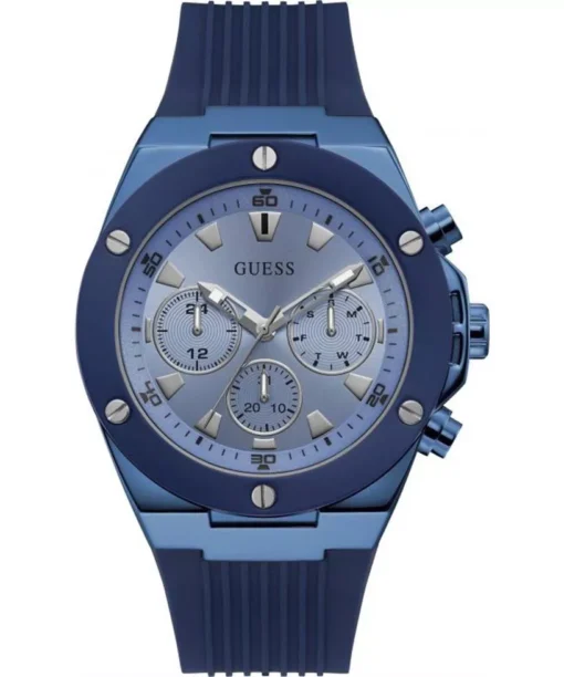 Guess Rigor Blue Tone Watch 46mm
