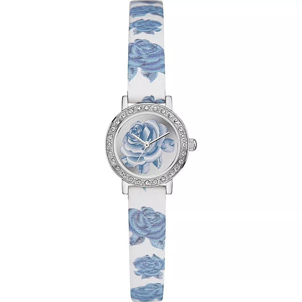 Guess Floral Blue Watch 22.5mm