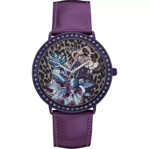 Guess Wildflower Purple Watch 43mm