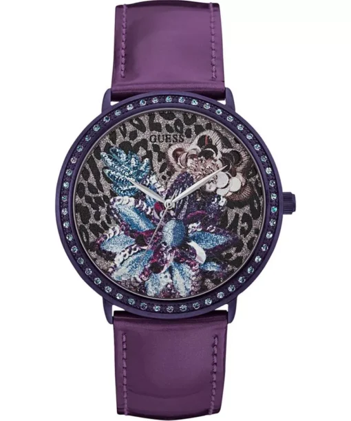 Guess Wildflower Purple Watch 43mm