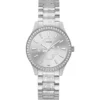 Guess Quattro G Silver Tone Watch 38mm