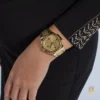Guess Rebel Gold Tone Watch 36mm