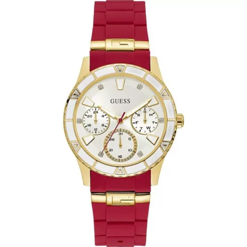 Guess Cosmic Red Silicone Watch 38mm