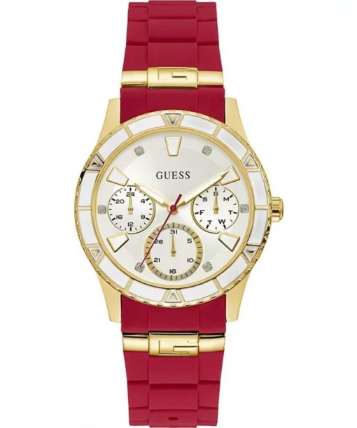Guess Cosmic Red Silicone Watch 38mm