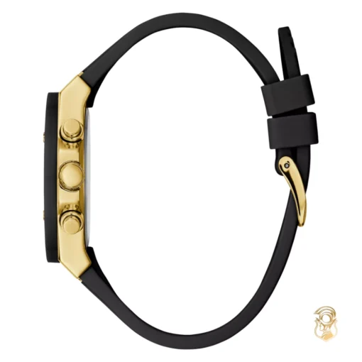 Guess Rigor Black Silicone Watch 39mm