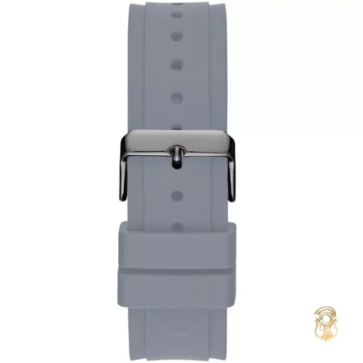 Guess Rigor Grey Silicone Strap Watch 45mm