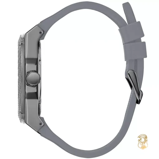 Guess Rigor Grey Silicone Strap Watch 45mm