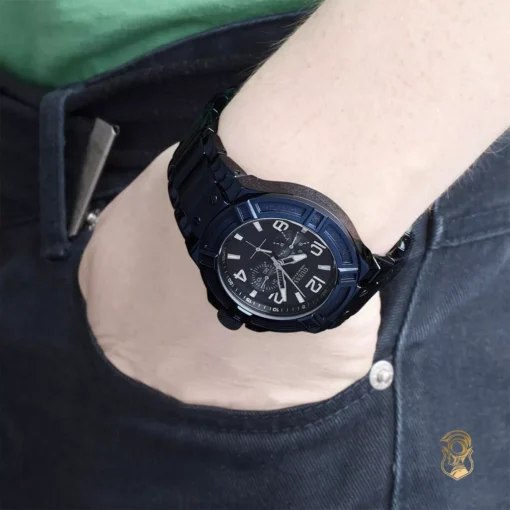 Guess Rigor Gunmetal Tone Watch 46mm