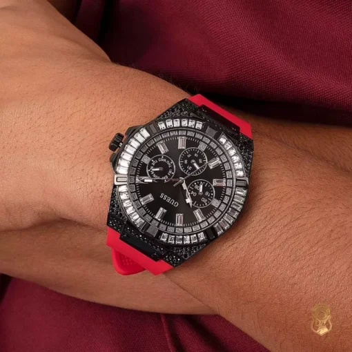 Guess Rigor Red Tone Watch 47mm