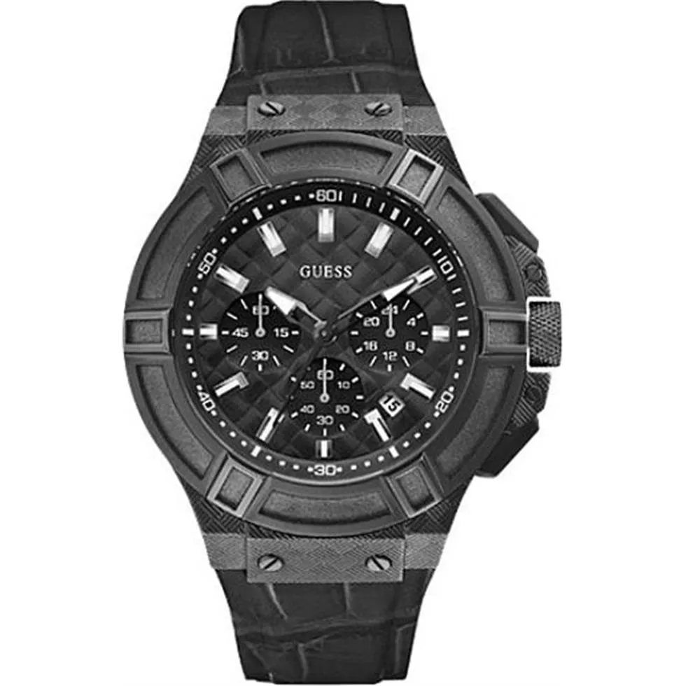 Guess Rigor Black Tone Watch 46mm