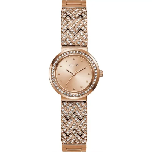 Guess Treasure Rose Gold Tone Watch 28mm