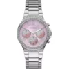 Guess Glitter Pink Tone Watch 40mm