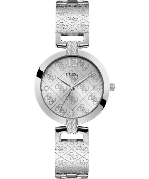 Guess Logo Silver Tone Watch 35mm
