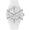 Guess Eco-Friendly White Silicone Watch 46mm