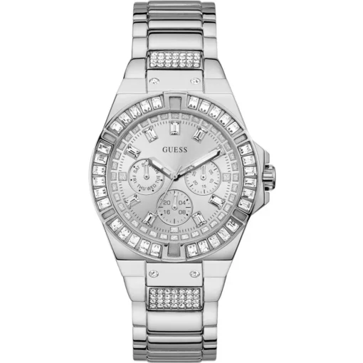 Guess Rigor Silver Tone Watch 39mm