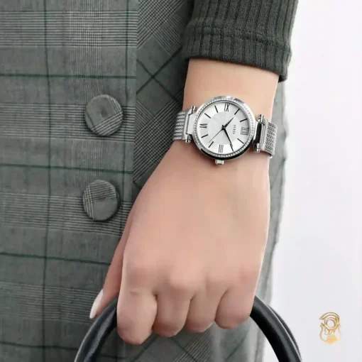 Guess Soho Silver-Tone Watch 36mm
