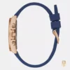 Guess Sparkling Blue Silicone Watch 38mm
