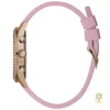 Guess Sparkling Pink Silicone Watch 40mm