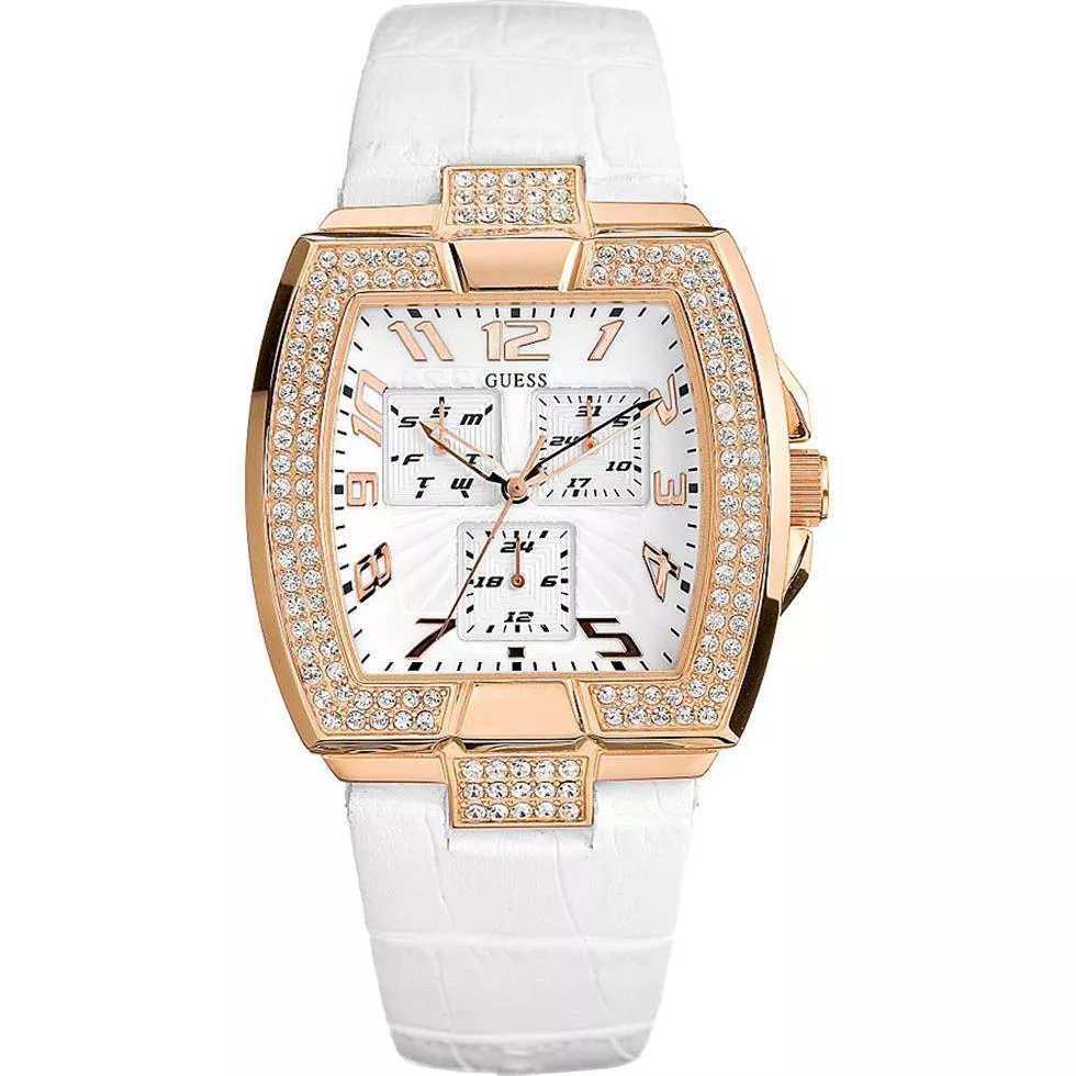 Guess Phoenix White Tone Watch 35mm