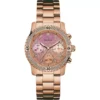 Guess Glitter Rose Gold-Tone Watch 37mm