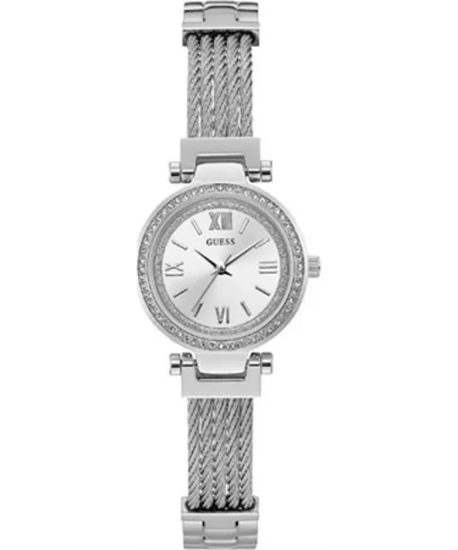 Guess Petite Silver Tone Watch 27mm