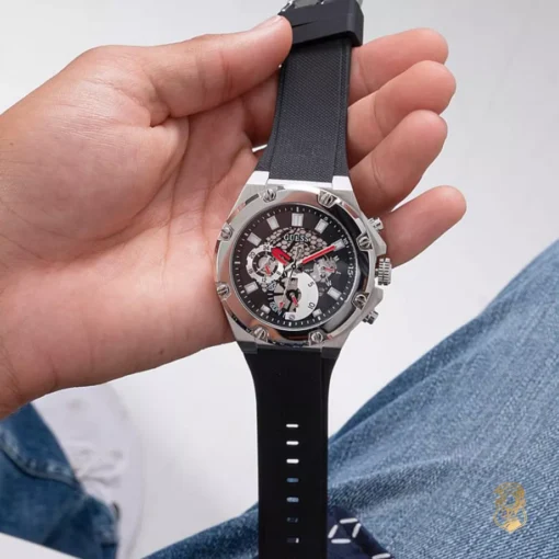 Guess Third Gear Black Watch 46mm