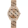 Guess Logo Tiled Rose Gold Tone Watch 36.5mm