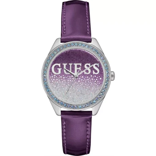 Guess Glitter Purple Watch 36mm