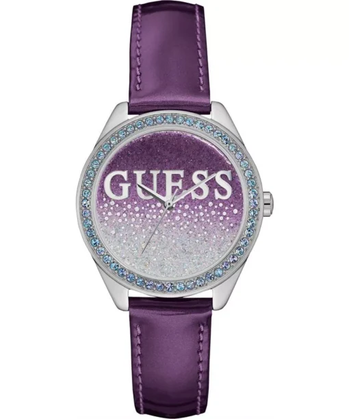 Guess Glitter Purple Watch 36mm