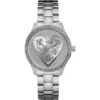Guess Trendy Heart Silver-Tone Watch 37mm
