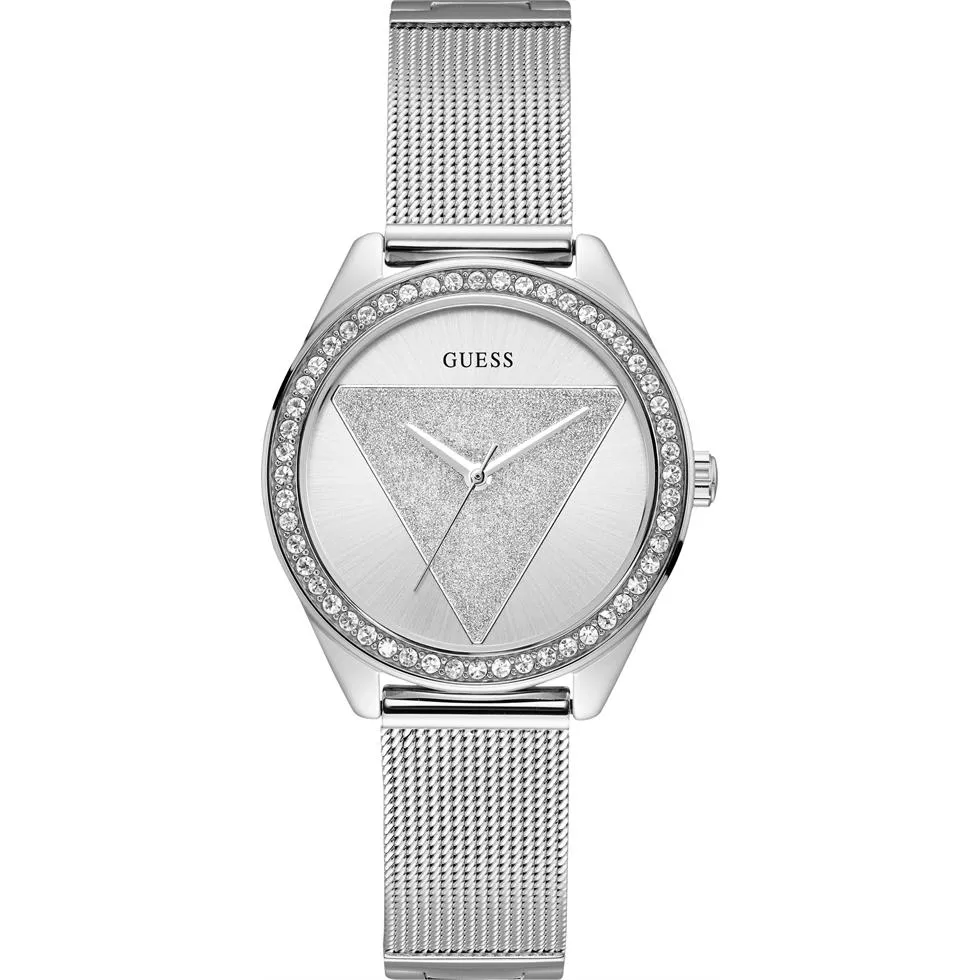 Guess Iconic Tri Glitz Crystal Watch 36mm