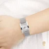 Guess Vanity Shine Silver Tone Watch 23mm