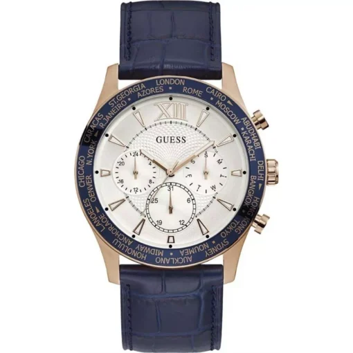 Guess Delancy Blue Tone Watch 45mm