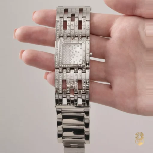 Guess Waterfall Silver Tone Watch 22mm