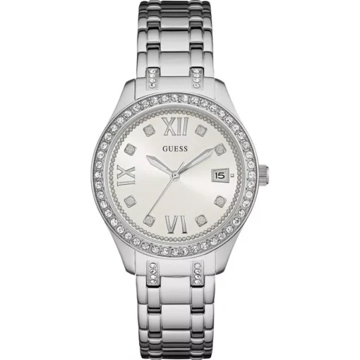 Guess Classic Silver Tone Watch 38mm