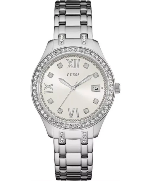 Guess Classic Silver Tone Watch 38mm