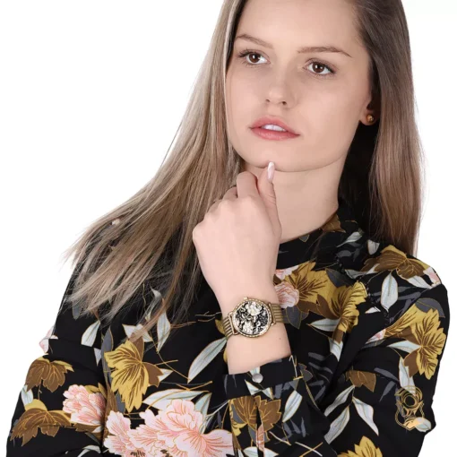 Guess Wildflower Gold Tone Watch 35mm