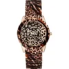 Guess Leopard Animal Print Watch 38mm