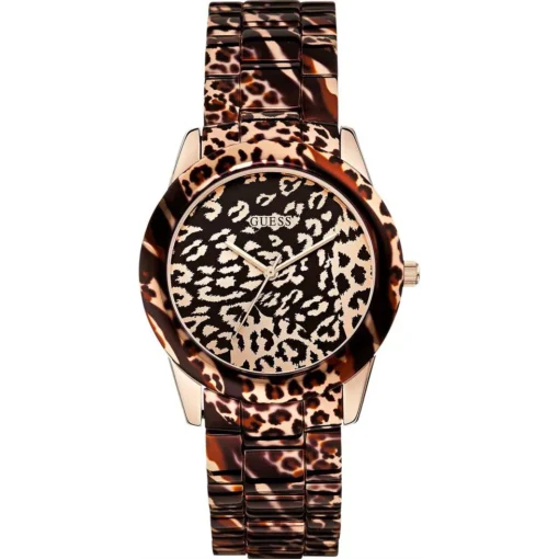 Guess Leopard Animal Print Watch 38mm