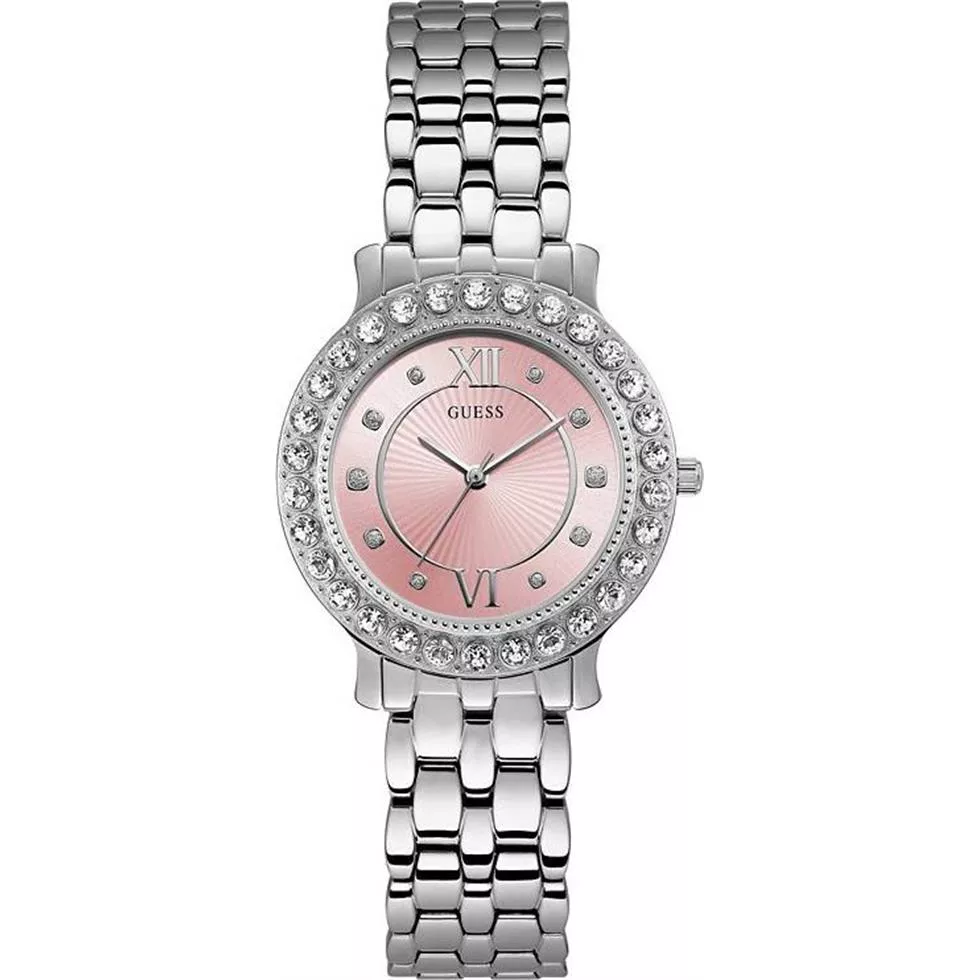 Guess Petite Pink Tone Watch 34mm