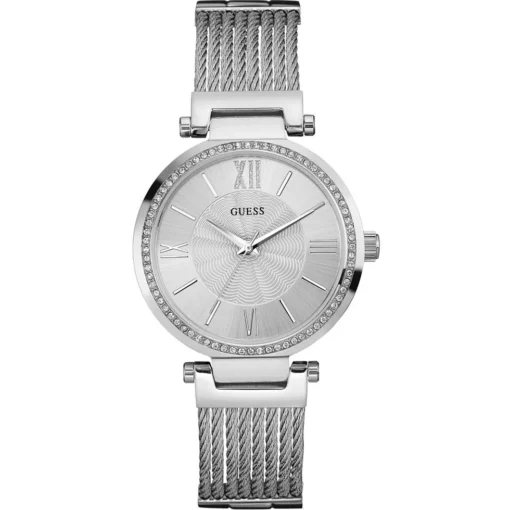 Guess Soho Silver-Tone Watch 36mm