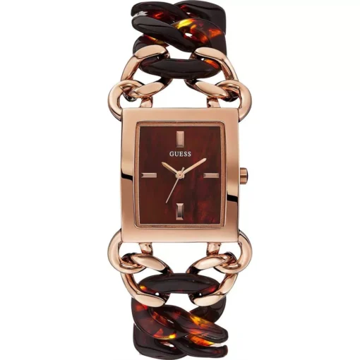 Guess Vanity Tortoise Look Watch 30x27mm