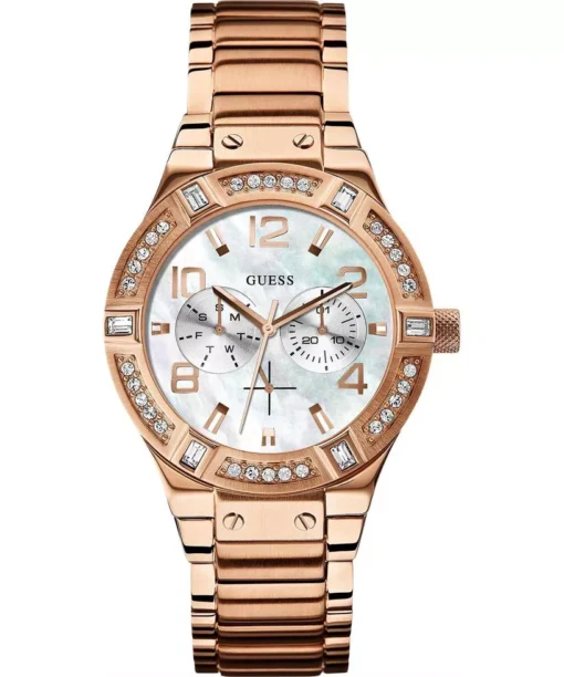Guess Rigor Rose Gold Watch 39mm
